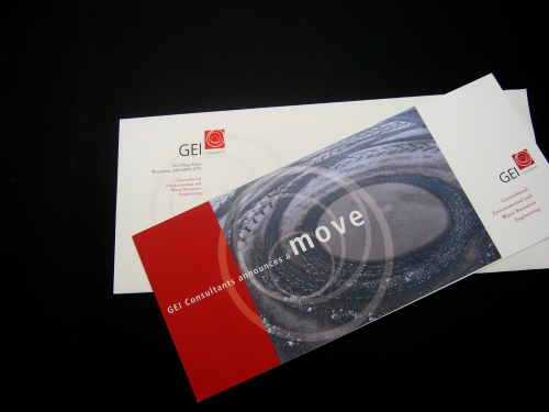moving announcement card
